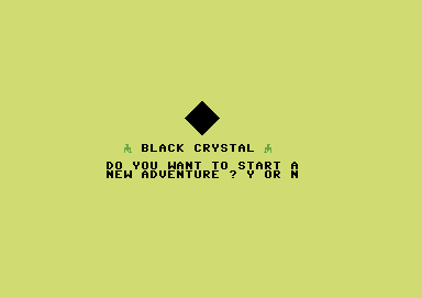 Black Crystal screenshot 3 for Commodore 64